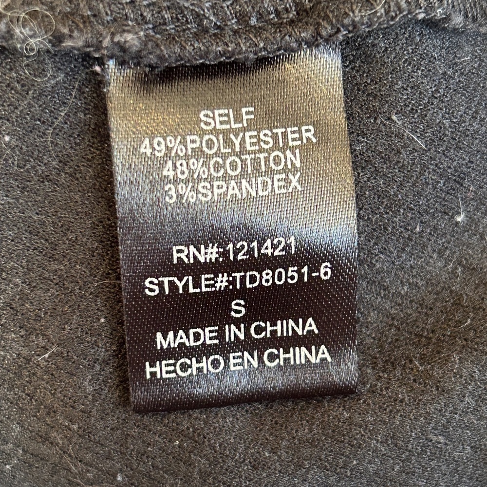 Black button down 90s style short sleeve mini dress - Picture 4 of 4